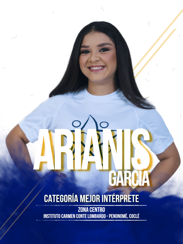 Arianis García - Mejor Intérprete - Zona Centro