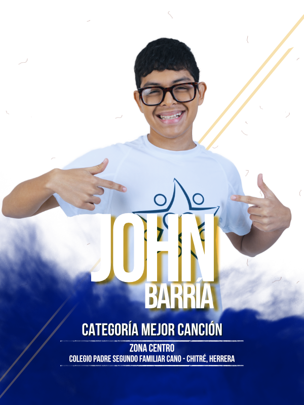 John Barria -Mejor Canción - Zona Centro