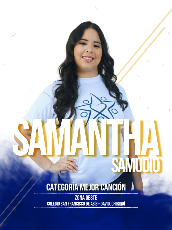 Samantha Samudio - Mejor Canción - Zona Oeste